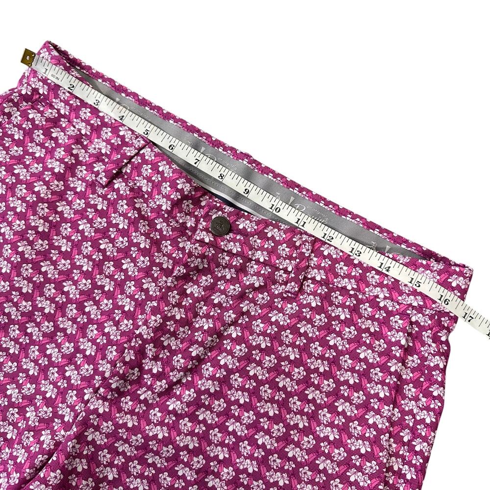 Original Penguin Men's Let It Be Golf Shorts in Rose Bouquet Size 32 - Picture 4 of 8